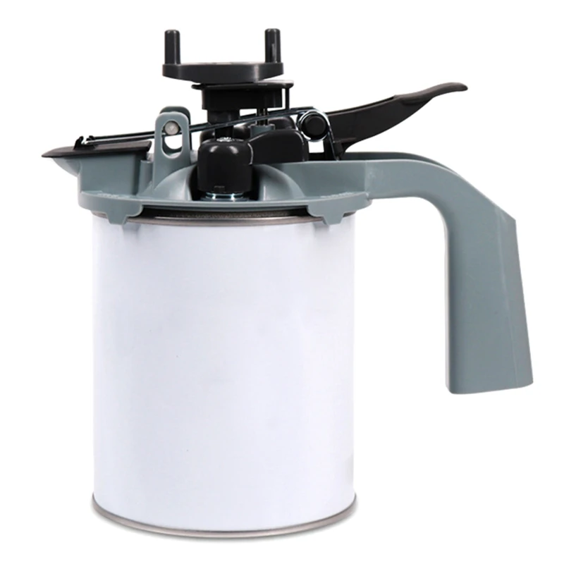 Mess-Free Mixing Mate Paint Can Lid with Built-In Agitator and Handle