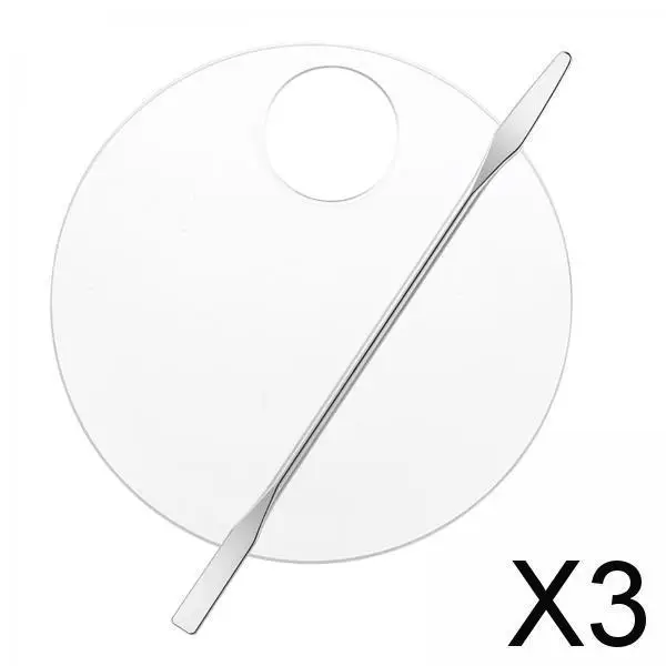

2xVersatile Makeup Mixing Palette, Painting Board Concealer Foundation Acrylic Tool