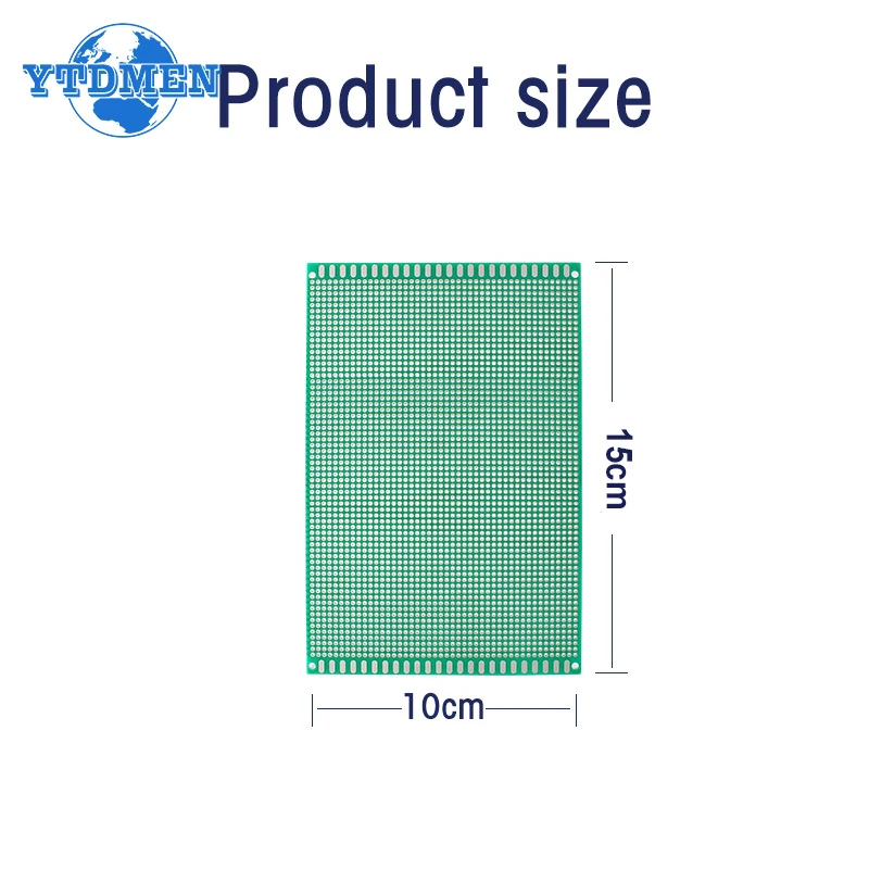 Universal 10x15cm Single-Sided Prototyping Circuit Board - Ideal
