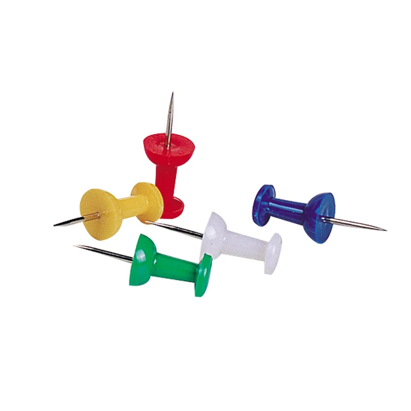 Color I-Nail Push Pins Cute Wall Cubicle Accessories Cork Board Pin Thumbtacks Deli 0021 push pins