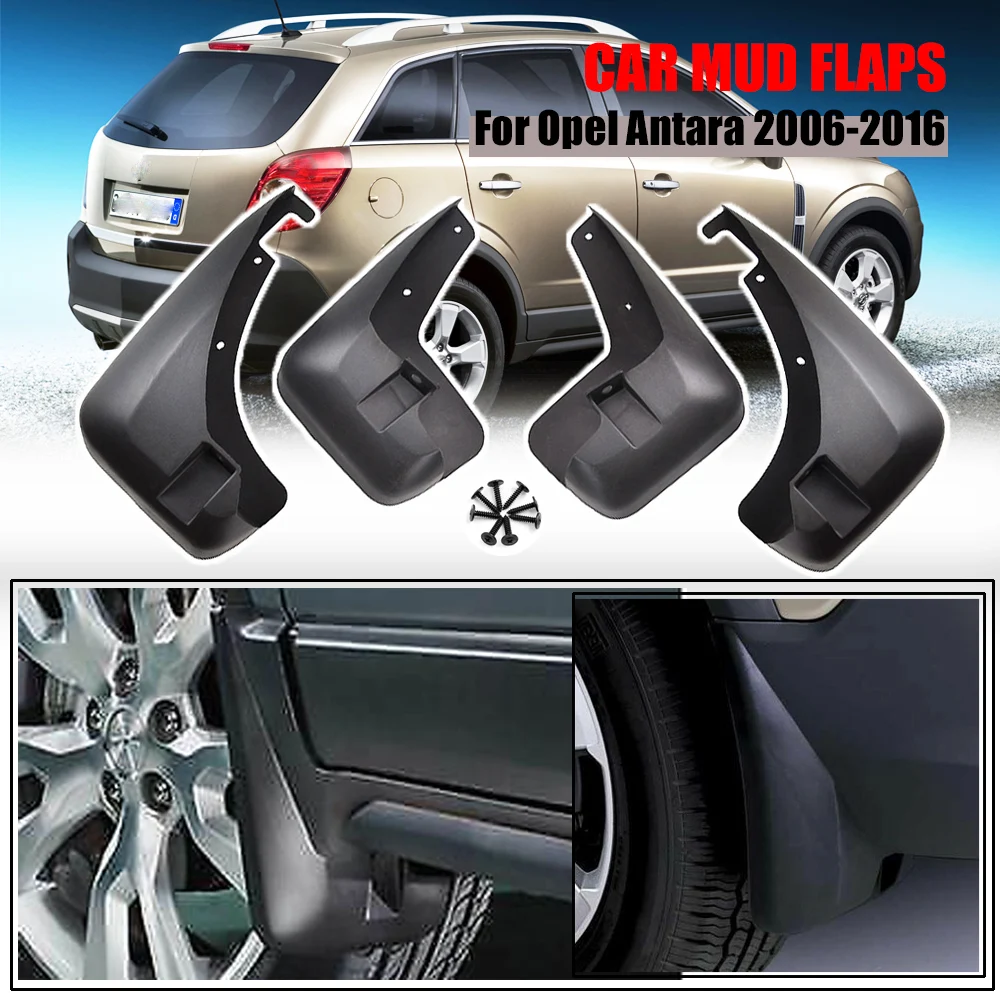 

4x For Opel Vauxhall Antara Daewoo Winstorm Chevrolet Holden Captiva 5 MaXX Sport 2006 - 2015 Front Rear Mud Flaps Splash Guards