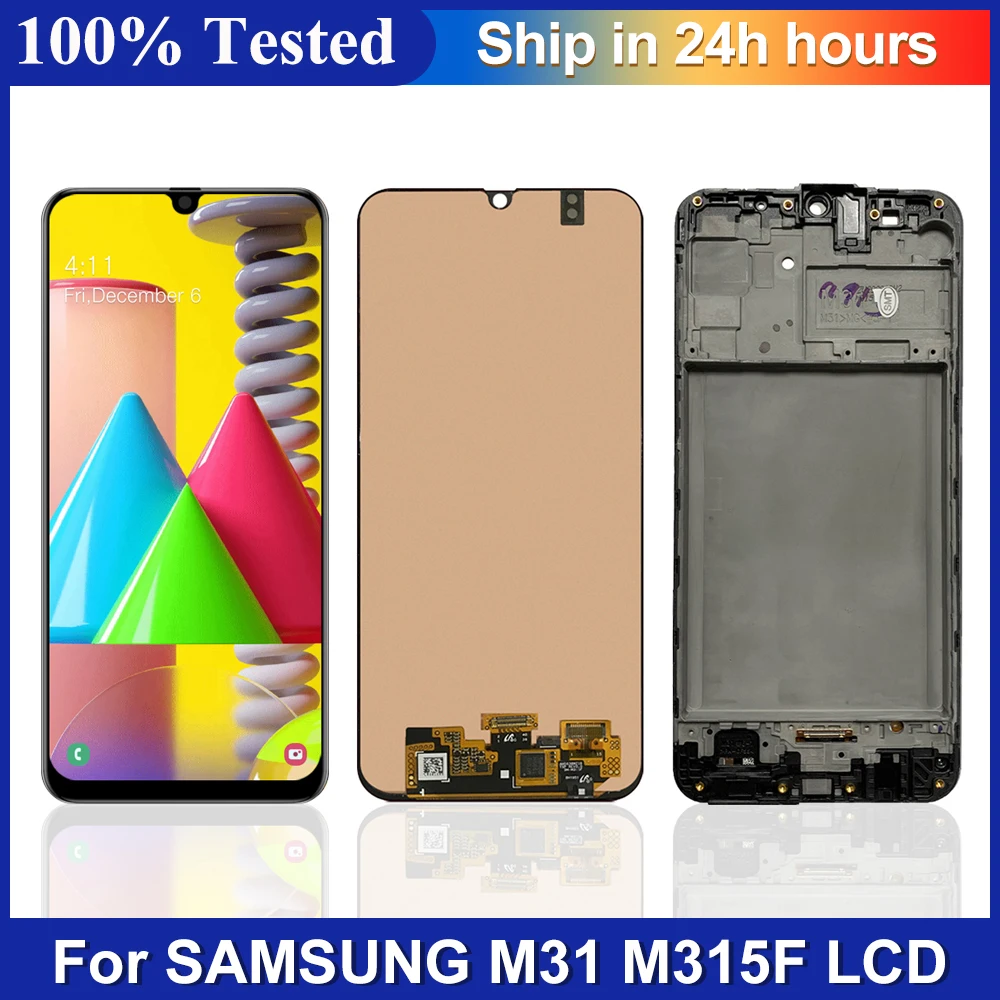 6-4-AAA-LCD-For-Samsung-Galaxy-M31-M315-M315F-SM-M315F-Display-Touch ...