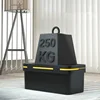 Deli 14/17 Inch Black Carrying Case Storage Durable Organizer Tools Packaging Box Multifunction Electrician Portable Tool Boxes 4