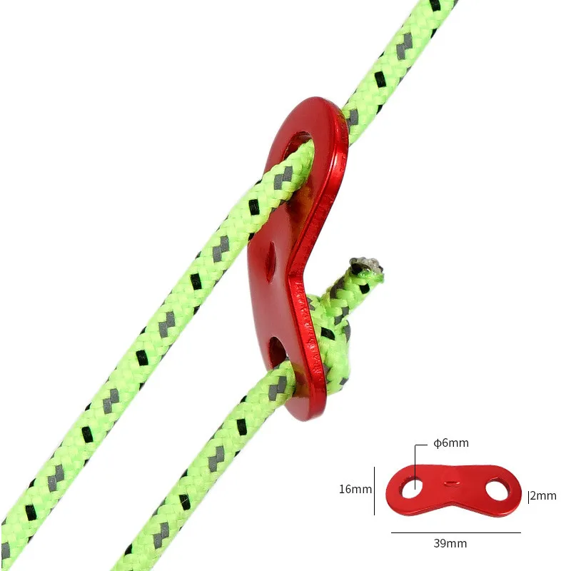 Aluminum Cord Tent Wind Rope Buckles Guyline Adjusters Paracord Tensioner 10PCS Outdoor Camping Accessories Hiking Backpacking camping tent accessories