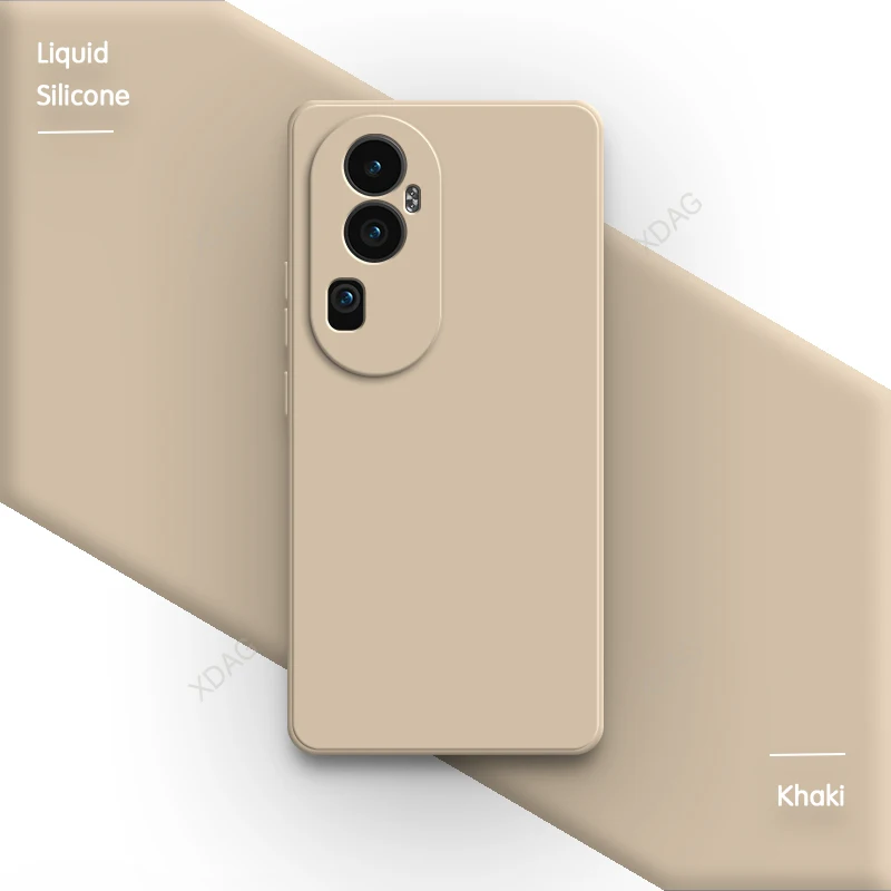 Premium Liquid Silicone Phone Case with Lens Protection - Classic Design