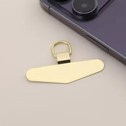 Luxury Ultra - Thin Metal Phone Lanyard with Durable Sling Rope and Card Clip - Metal (4pcs)