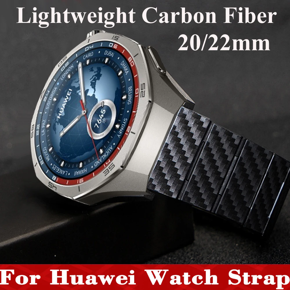 Carbon Fiber Watch Strap – Black