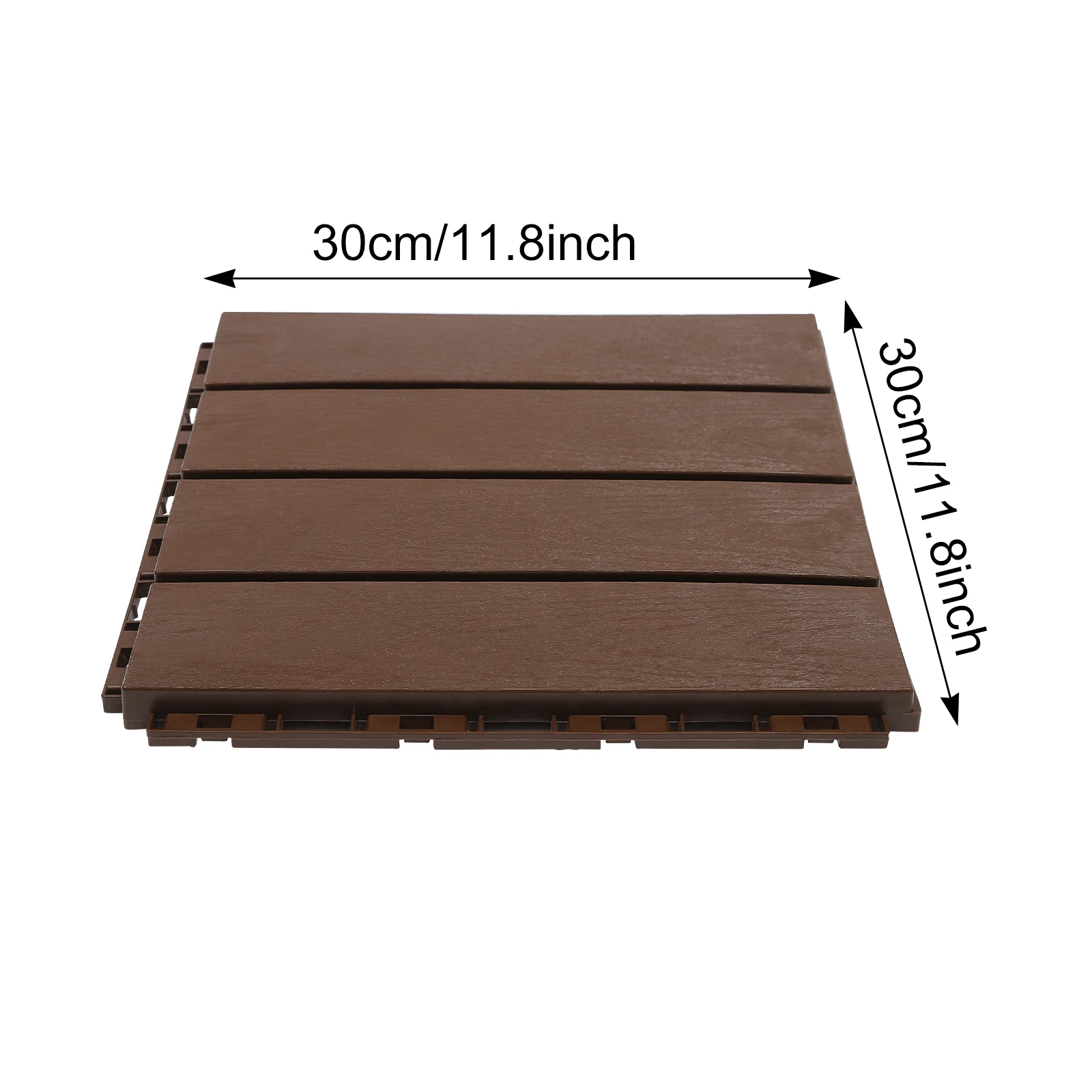 Balcony Flooring – 12-Pack Interlocking Deck Tiles – 12 x 12-inch Floor Tiles – Flooring Tiles for Balcony, Patio, Porch, Indoor 5