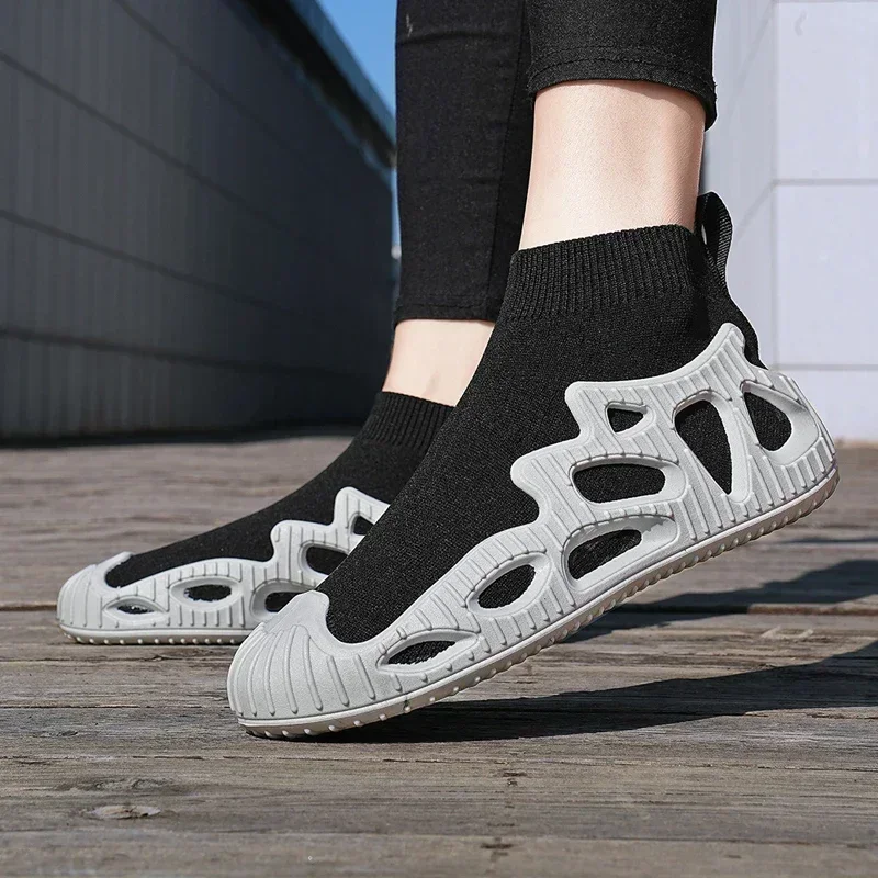 Shoes for Men Sneakers Men's All Brands Tennis Loafers Shoes Tide Women Ankle Boots Fashion Casual Flat Socks Shoes Large 35-47 4