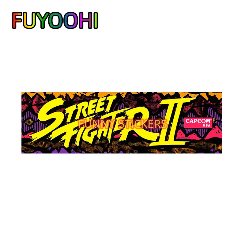 

FUYOOHI Street Fighter Cartoon Car Stickers Car Door Protector Decal Vinyl Material Air Conditioner Decoration
