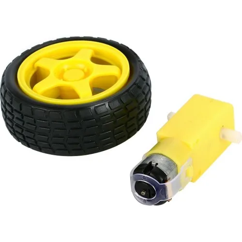 Комплект двигателей Arduino Robot Wheel и Dc-редукторный двигатель 250 об/мин | Электронные