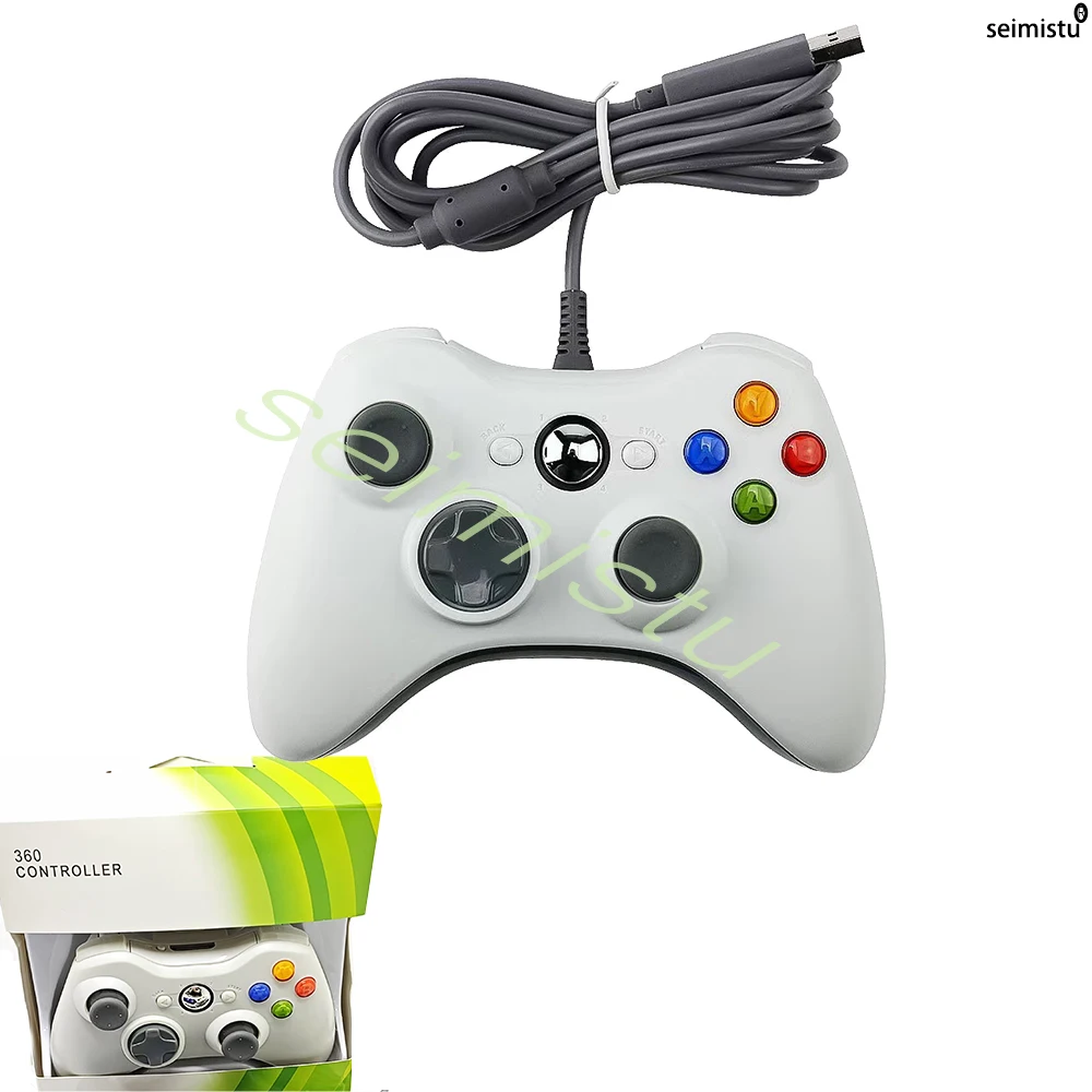 【Tech-savvy】 XBOX wired gamepad supports Xbox PC gamepad supports Steam and can adapt to Win7/10.