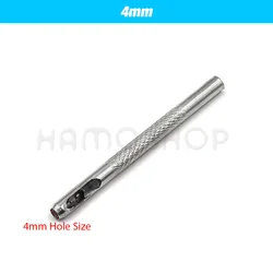 Versatile Leathercraft Hollow Punch Tool for Crafting and DIY Projects (4mm)