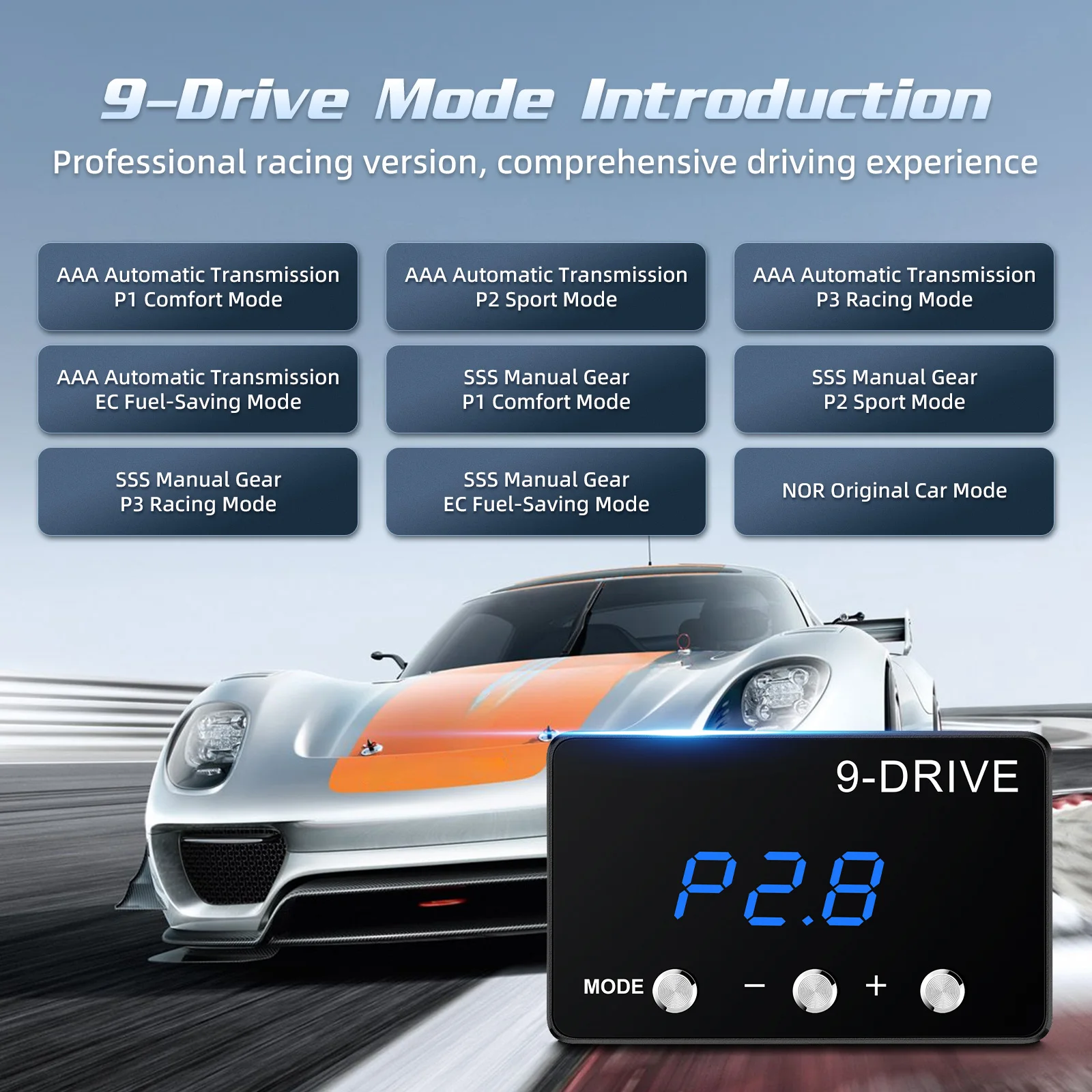 Controller di Risposta dell'Acceleratore per Auto, Plug & Play, Booster Digitale per Pedale, Potenziatore di Accelerazione con 9 Modalità di Guida - Image 3
