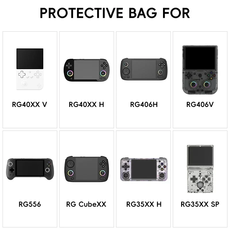 부드러운 보호용 운반 가방 휴대용 보관 케이스 RG556 RG40XX H RG406H RG40XXV RG 큐브 RG35XX 용 휴대용 게임 콘솔 커버