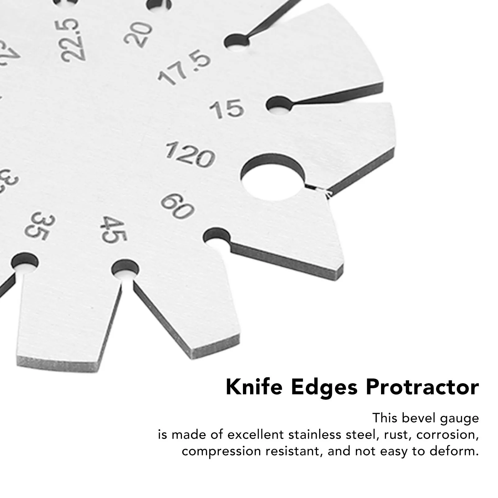 Bevel Angle Gauge 15‑120 Degree Protractor for Knife Blade Measuring digital angle protractor angle protractor angle measuring tool