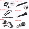 Forearm Wrist Roller Trainer  Exerciser Heavy Duty Pulley System for LAT Pulldowns Bicep Curls Triceps 3