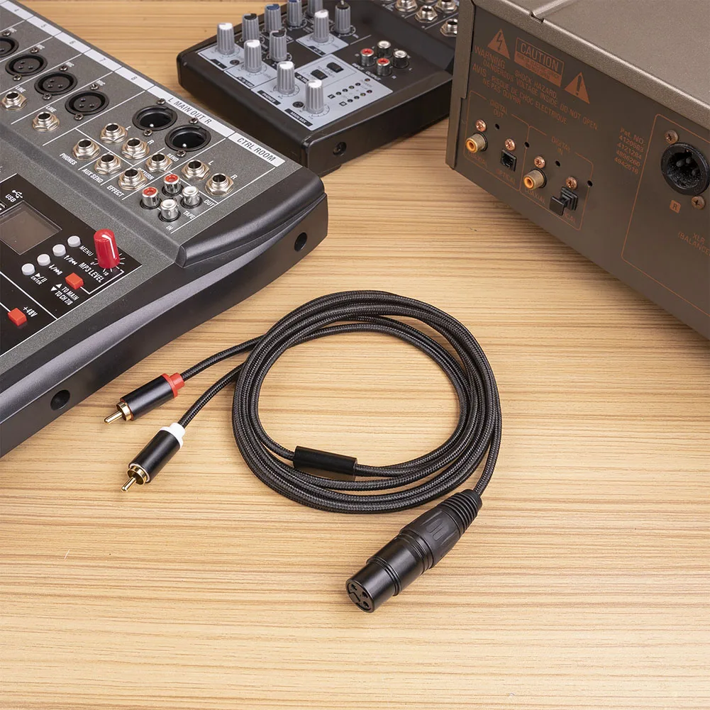 

Музыкальные инструменты, аудиокабель, микрофонный кабель, 3-ядерный XLR кабель, адаптер с двойным лотосом для миксера, широкая совместимость