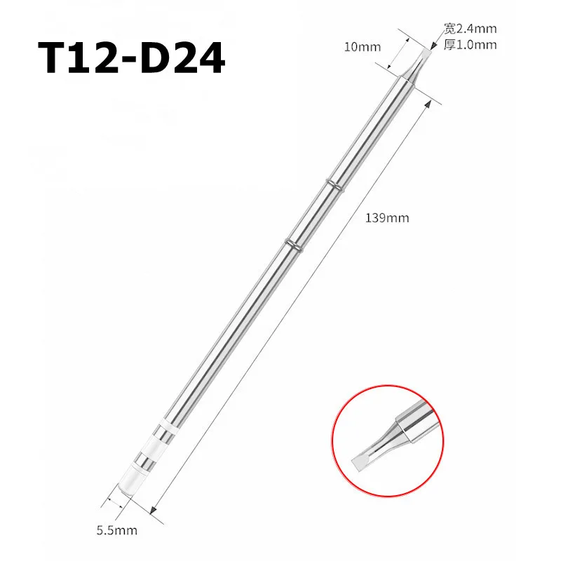 hot air station T12 Soldering Solder Iron Tips T12 Series Iron Tip For Hakko FX951 STC AND STM32 OLED Soldering Station Electric Soldering Iron electric solder Welding Equipment