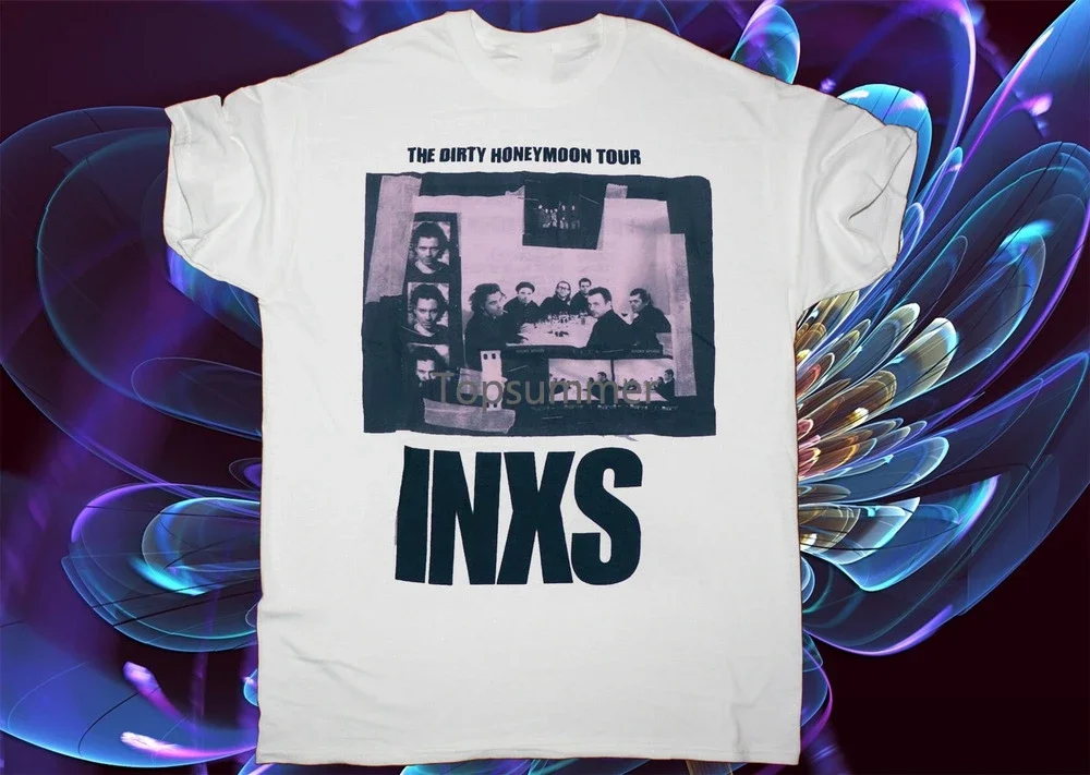 

Rare Vintage 1993 Inxs Dirty Honeymoon Tour T Shirt Size S-4Xl Cg292A