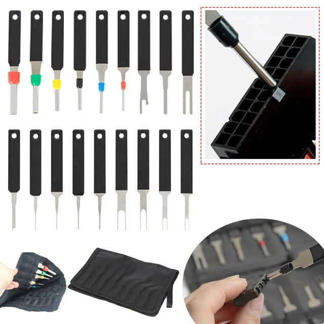 18PCS Terminal Extractor Removal Tool Kit High Hardness Pin