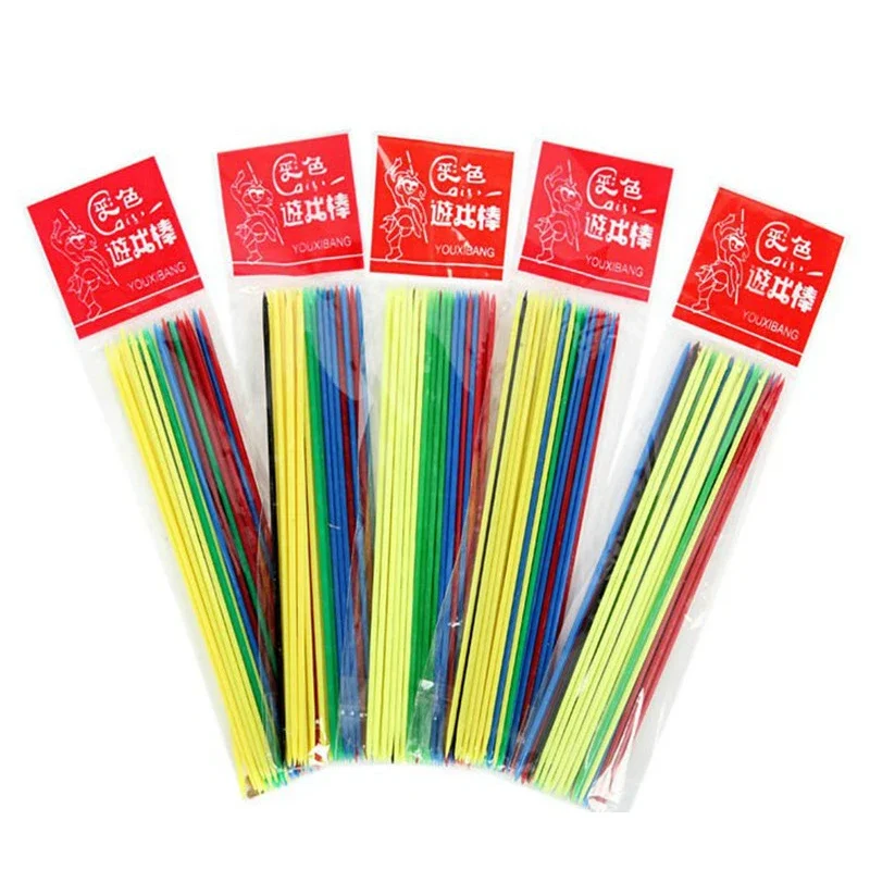 300PCS Plastic Pick Up Sticks Game Classic Mathematic Learning Creative Toy Kids Classroom Supplies Juegos Educativos Para Niños 5
