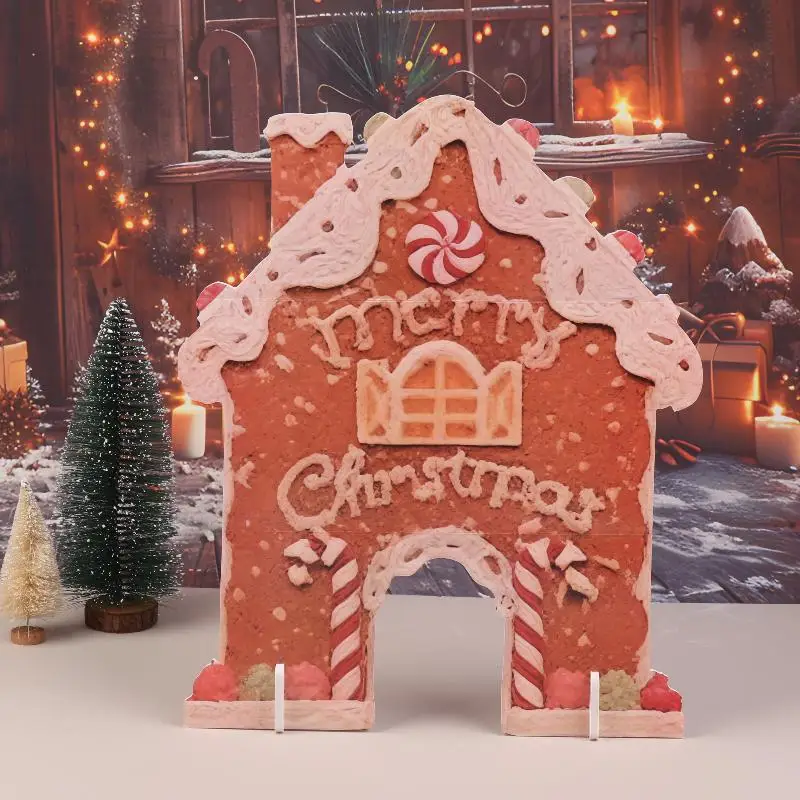 Mini Zencefilli Kurabiye Golf Oyun Seti - Tatil Engelleriyle Şenlikli İç Mekan Mini Golf, Aile Noel Partisi Oyunu