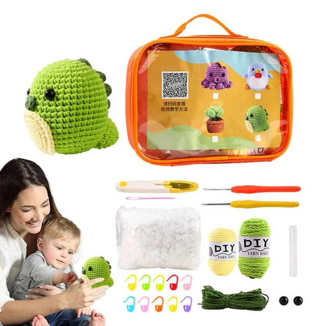 Crochet Stuffed Animal Kit Animal DIY Beginner Crochet Kit Beginner Crochet  Kit With Easy Peasy Yarn And Video Tutorials DIY - AliExpress