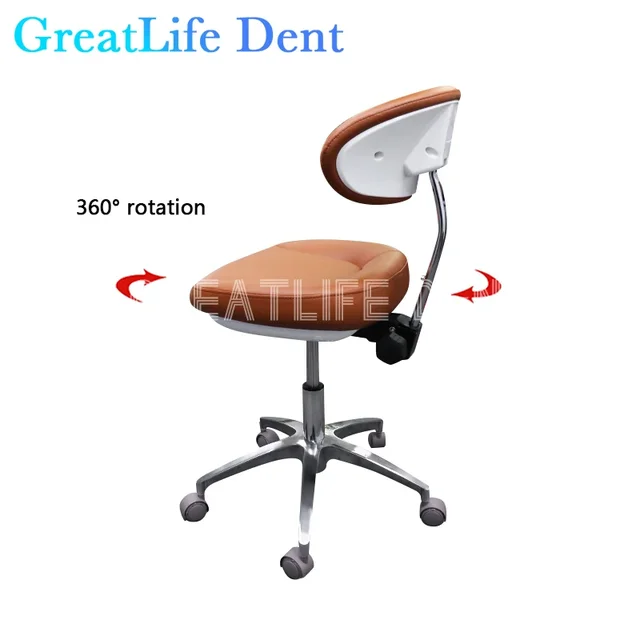GreatLife Dent Dental Dentist Operational Chair Salon Bar Rotating Swivel Haircut Swivel High Quality Doctor Rolling Chair