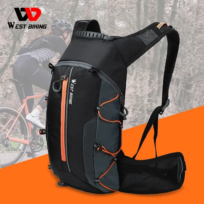 WEST BIKING 10L Breathable Cycling Backpack Waterproof Ultralight Folding  Bicycle Bag Outdoor Climbing Travel Hiking Cycling Bag