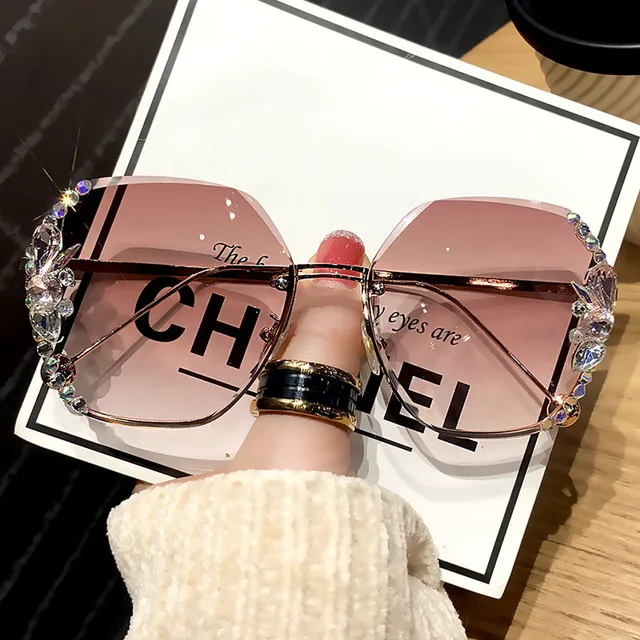 Women Rimless Sunglasses Gifts for women