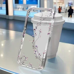 Elegant Transparent Floral Print Phone Case - Crystal Clear Lightweight Protective Cover for Google Pixel 8 Pro (Clear - LYH207)