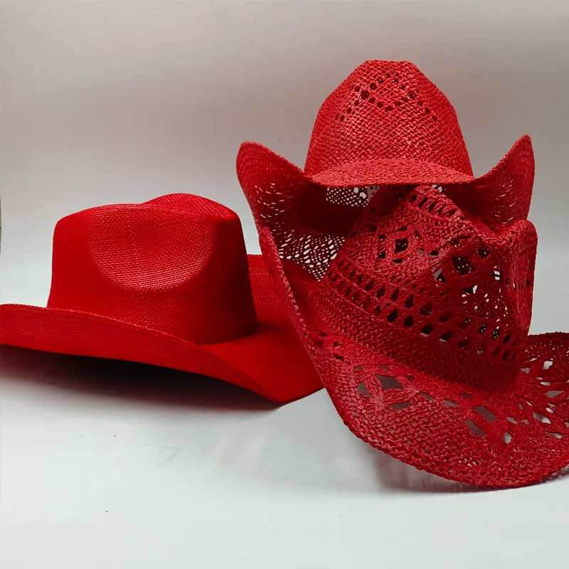 Damenhüte, Cowboyhut, Retro-Strohhut, 2025, Sonnenhut, neue Männer und Frauen, Jazz-Cowboyhut, Stroh-Sonnenhut, Sommerhut, Sombrero – Detail 8