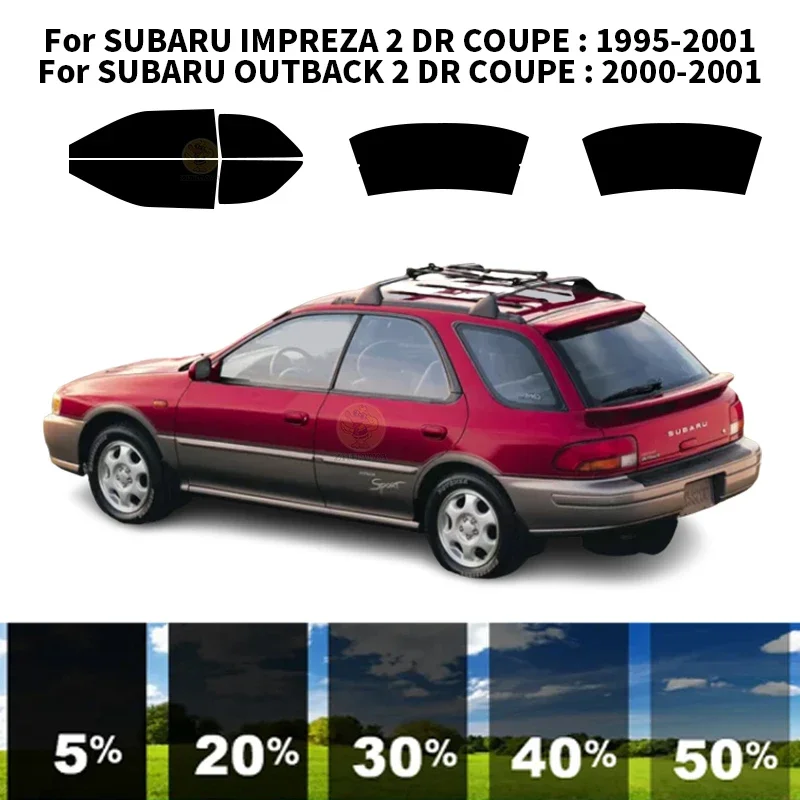 

Precut nanoceramics car UV Window Tint Kit Automotive Window Film For SUBARU OUTBACK 2 DR COUPE 2000-2001