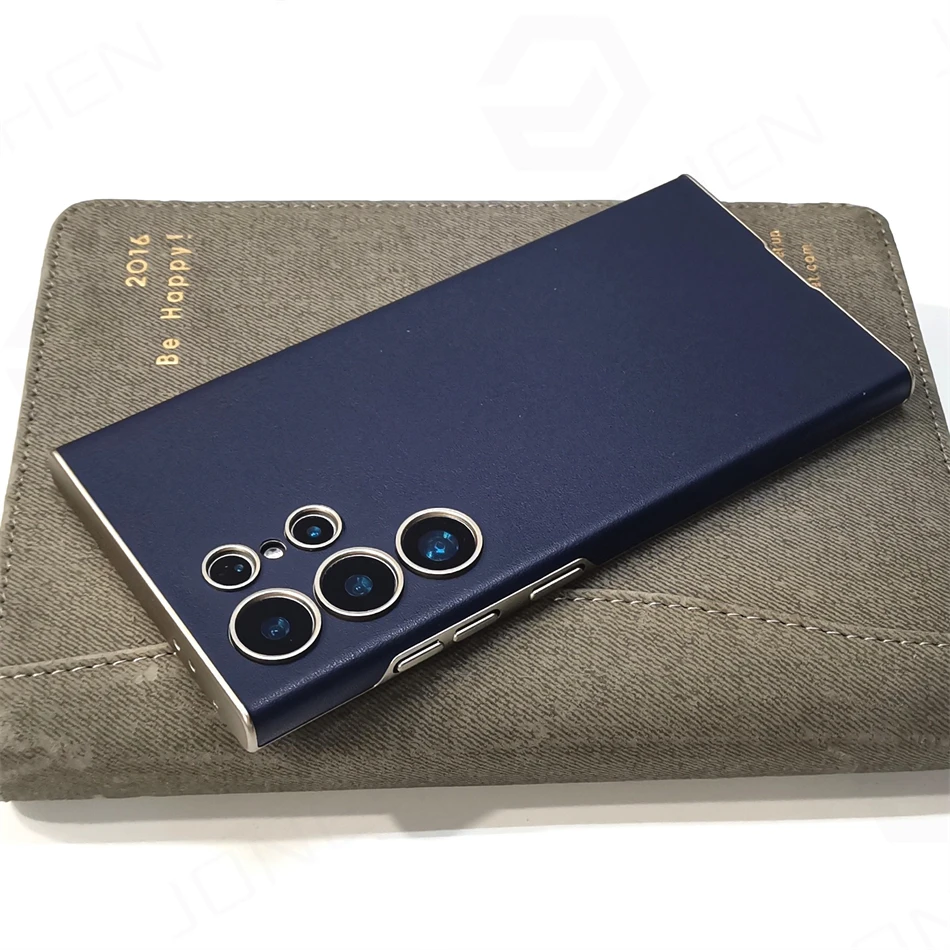 Luxury Business Ultra-Thin Leather Curved Case - Shockproof and All-Inclusive Design
