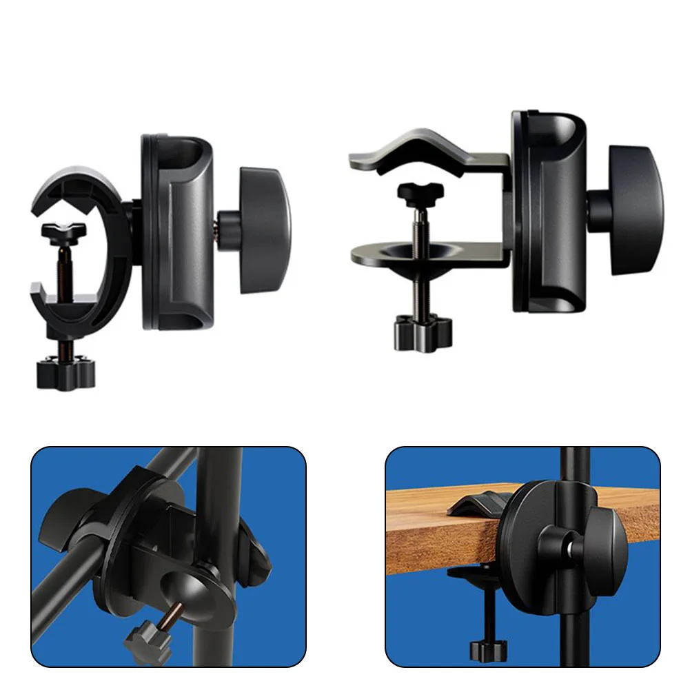 Replacement Universal Bracket Clamp For Desk MIC Holder For Floor Stand Phone Holder Phones Bass Guitar Accessories