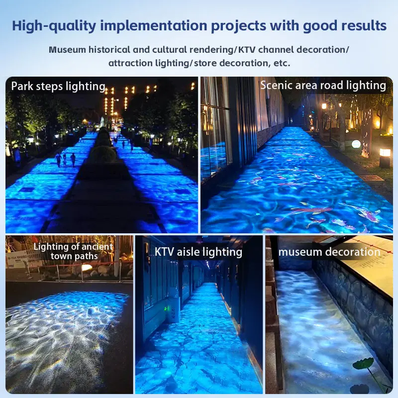 Dynamic Water Wave Projection Lamp 5