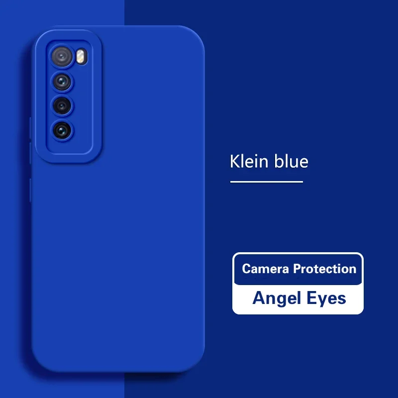 Premium Liquid Silicone Lens Protection Phone Case for Huawei Nova Series - High Quality Back Cover