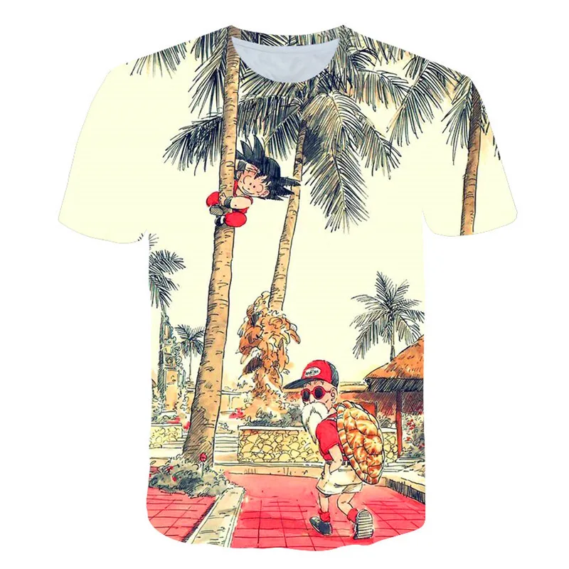 

2023 Summer Children Boys Clothing Anime Dragon Ball Z T-Shirts 3-14 Years Kids Baby Boy Tops Short Sleeve Cartoon Toddler Tees