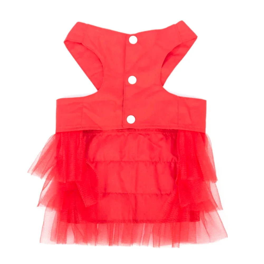 Elegant Lace Dog Dress with Bowknot - Breathable and Comfortable Pet Outfit