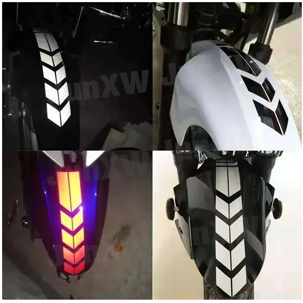 Car Sticker Motorcycle Arrow Stripe Decal Body Kits Accessories Fender Paste Waterproof Oilproof Reflective