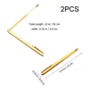 2PCS 99.9% Copper Detector Metal Detector Rod For Water Treasure Finding Tools Divining Copper Probing Rod 150MM±5MM Gathering 4
