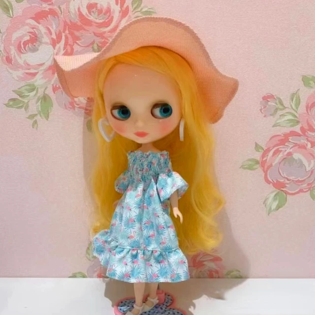 Neo Blyth Fani Flamingo BJD Doll Vacation BIKINI Girl Action Figure Toy DIY Makeup Cute Beauty Handmade Designer Toy Gift Set 3