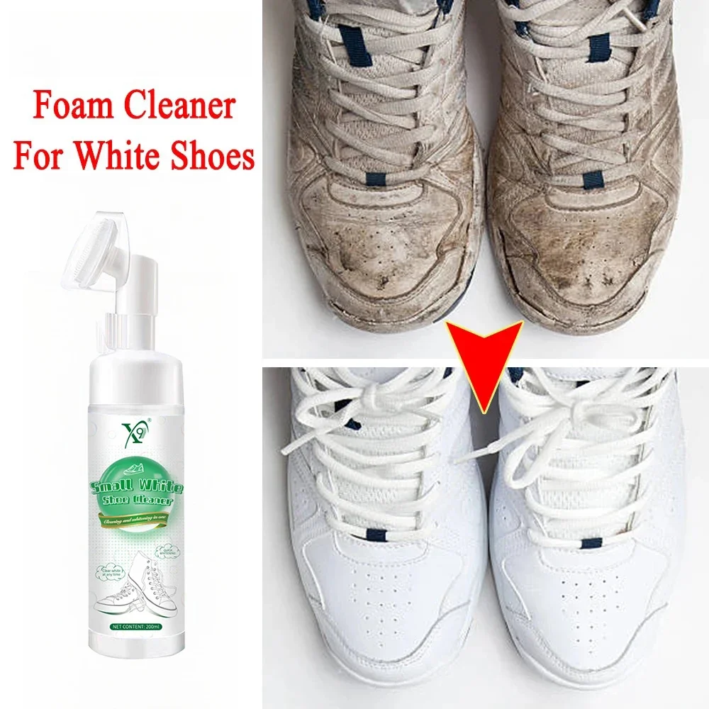 Foam Cleaner For White Shoes Whiten Cleaning Stain Dirt Remove Yellow Spray Foam Cleaner Decontamination White Shoes Cleaning shoe cleaning balm,cleaning spray