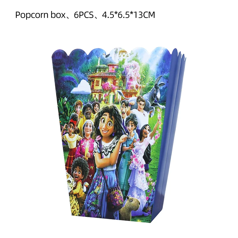 6pcs Popcorn box