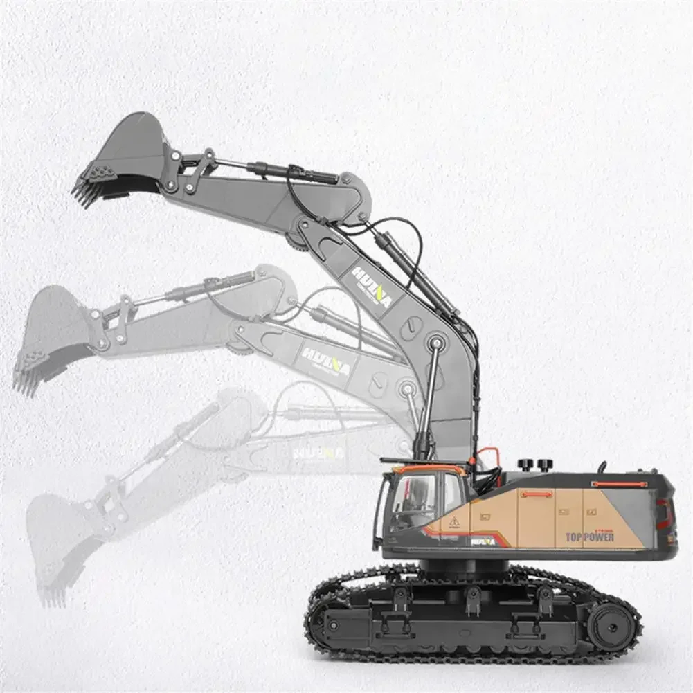 Huina 1592 1:14 Scale 22 Channels 2.4GHz Latest RC Excavator Off-road Truck RTR Vehicle Model Toys for Boys Toy VS 1593 4