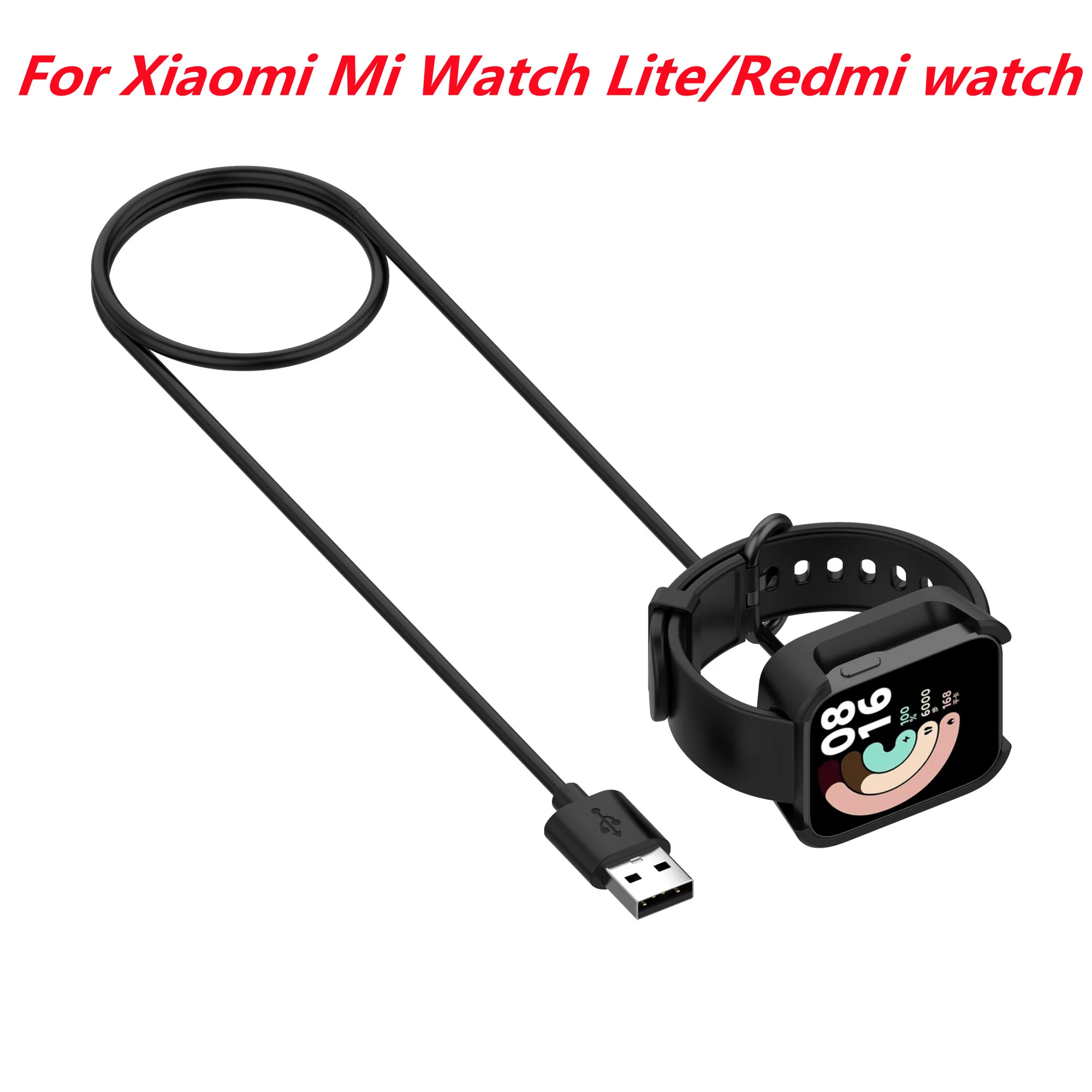 Chargeur universel USB 1M pour montre Xiaomi Mi Watch Lite/Redmi, câble de charge rapide de haute qualité, ensemble de câbles magnétiques