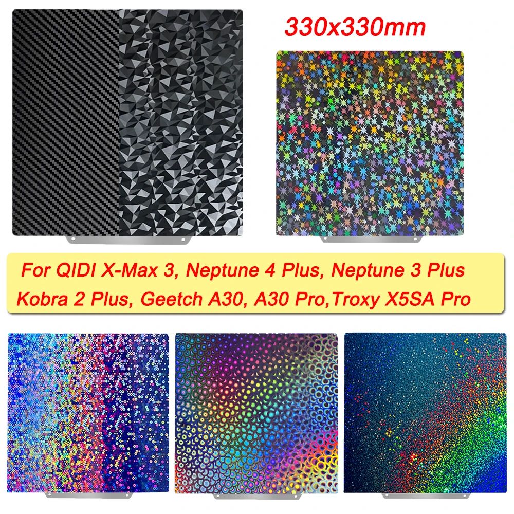 Enhanced Magnetic PEI Build Surface Sheet - 330x330mm