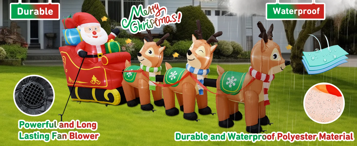 Christmas Blow Up Yard Decorations