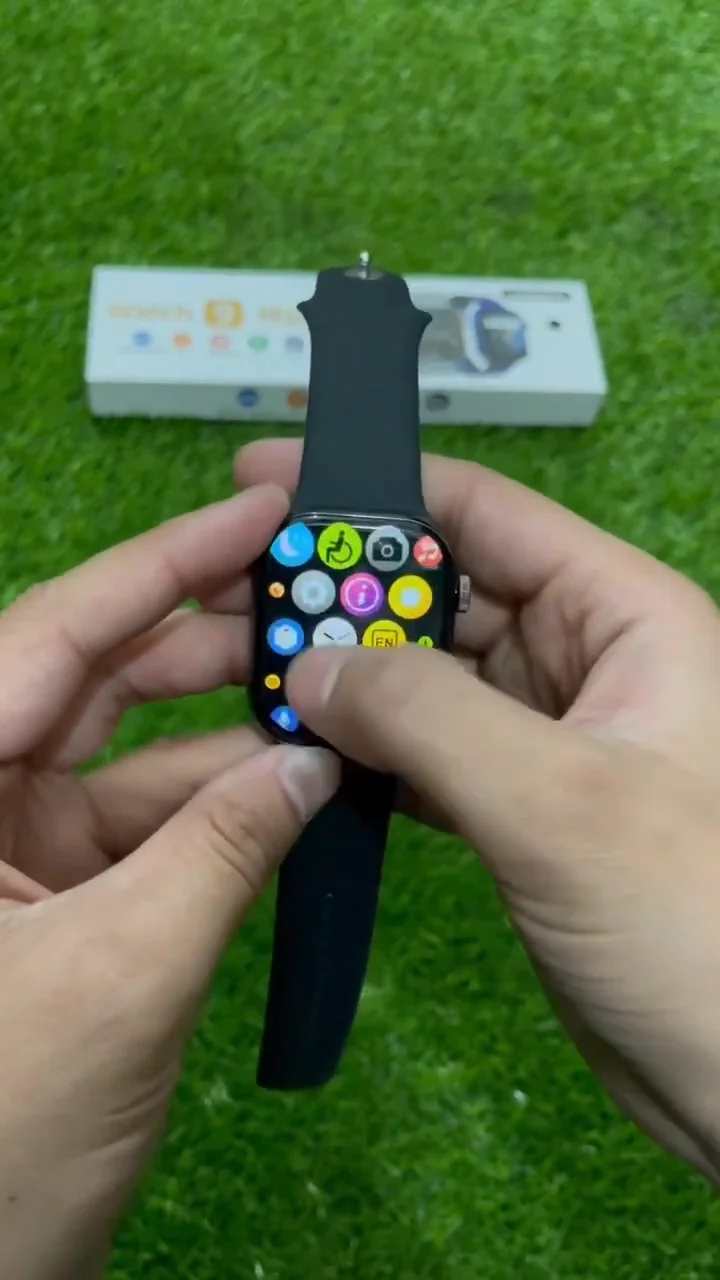Stay ahead with the Watch 9 Max Smartwatch – featuring a vibrant 1.78” AMOLED display, advanced fitness tracking, built-in GPS, and up to 7 days of battery life. Water-resistant, customizable watch faces, and smart notifications keep you connected and act
